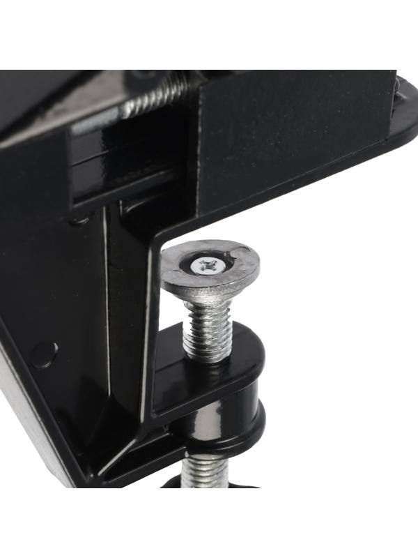 Мини-тиски алюминиевые ТУНДРА, винтовой зажим, усиленные, 50 мм