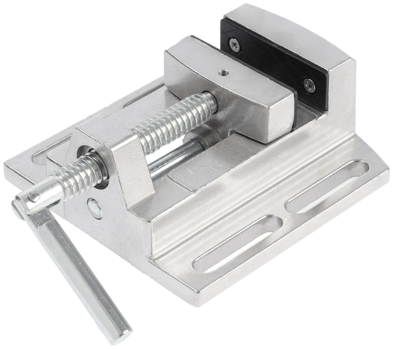 Мини-тиски алюминиевые ТУНДРА, станочные, 75 мм