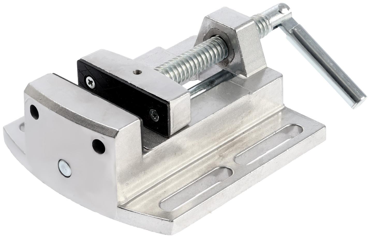 Мини-тиски алюминиевые ТУНДРА, станочные, 75 мм