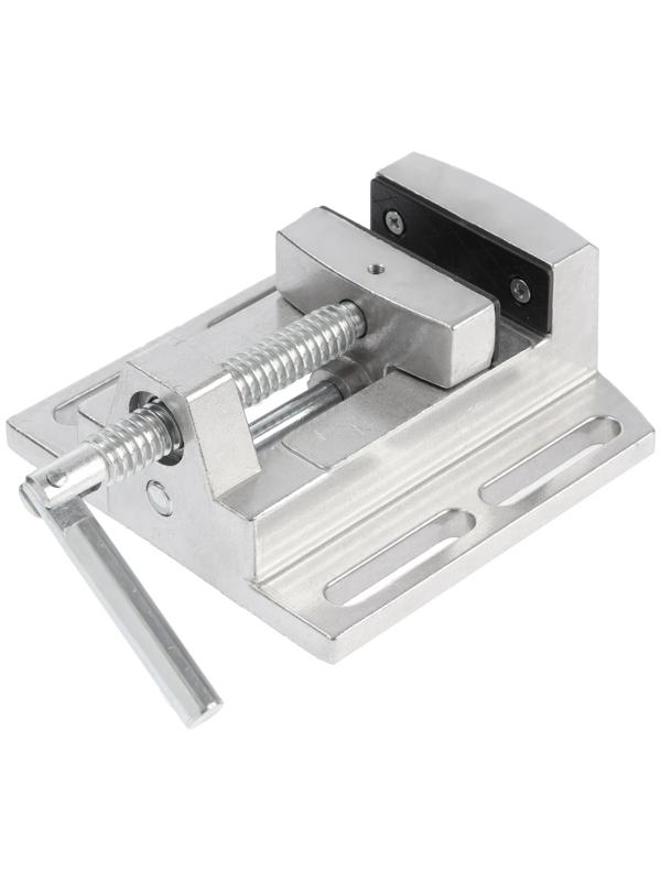 Мини-тиски алюминиевые ТУНДРА, станочные, 75 мм