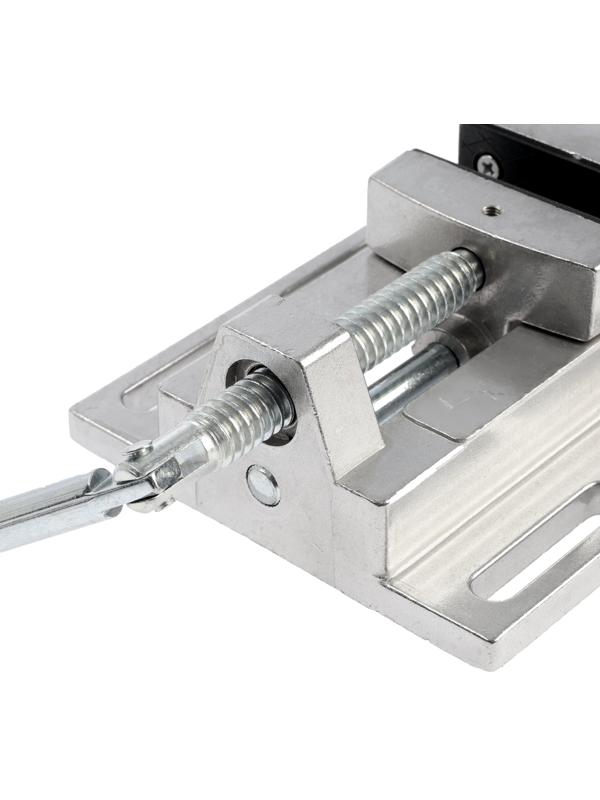 Мини-тиски алюминиевые ТУНДРА, станочные, 75 мм