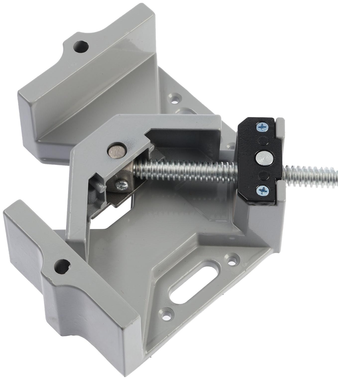 Струбцина угловая ТУНДРА, металлическая, один зажим, 2К рукоятка, 60 мм