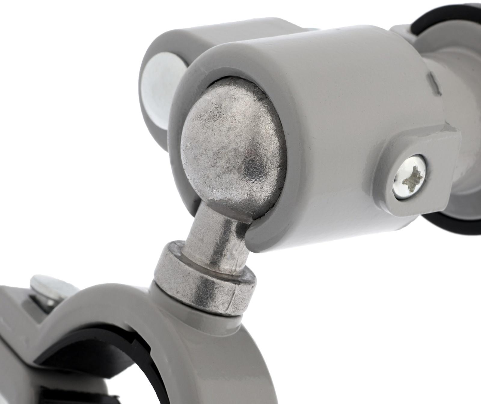 Стойка для дрели ТУНДРА, винтовой зажим, поворотный шарнир 360°, d=60 мм, длина 253 мм