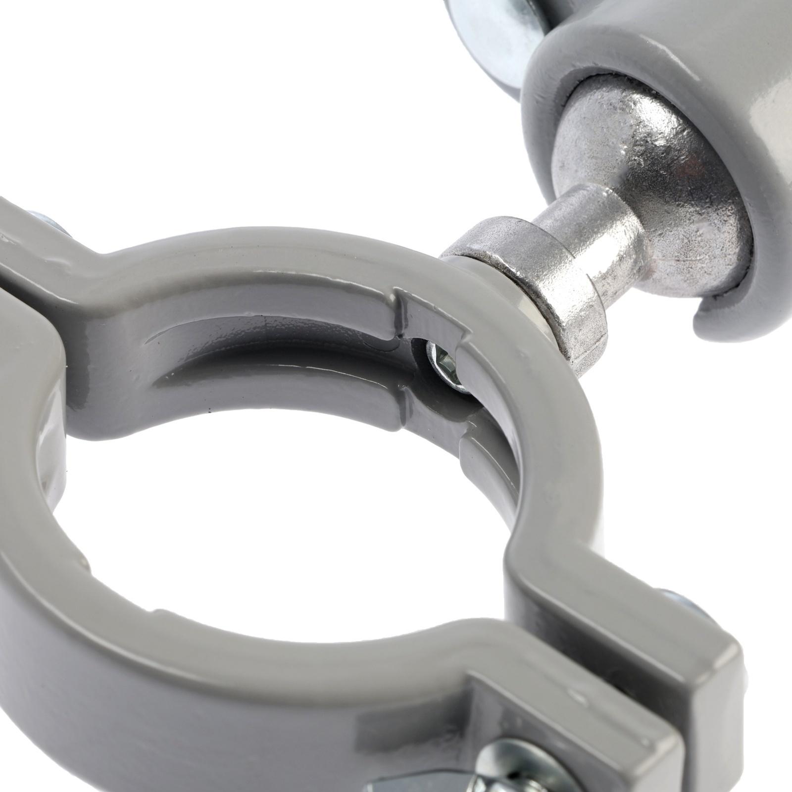 Стойка для дрели ТУНДРА, винтовой зажим, поворотный шарнир 360°, d=60 мм, длина 253 мм