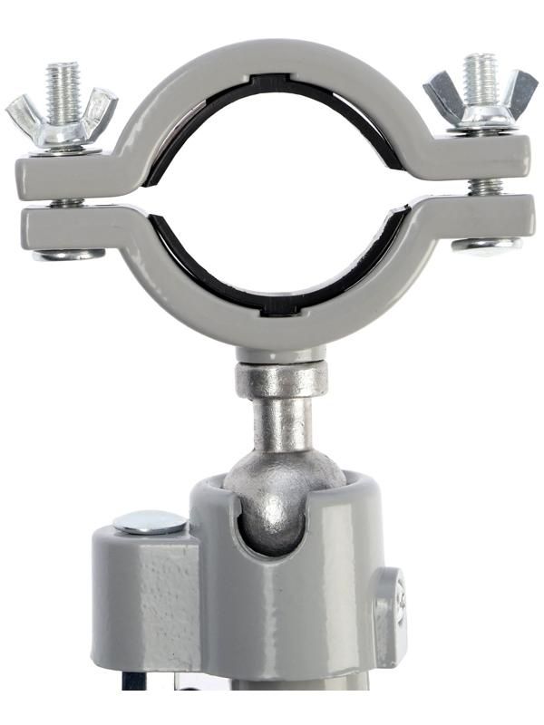 Стойка для дрели ТУНДРА, винтовой зажим, поворотный шарнир 360°, d=60 мм, длина 253 мм