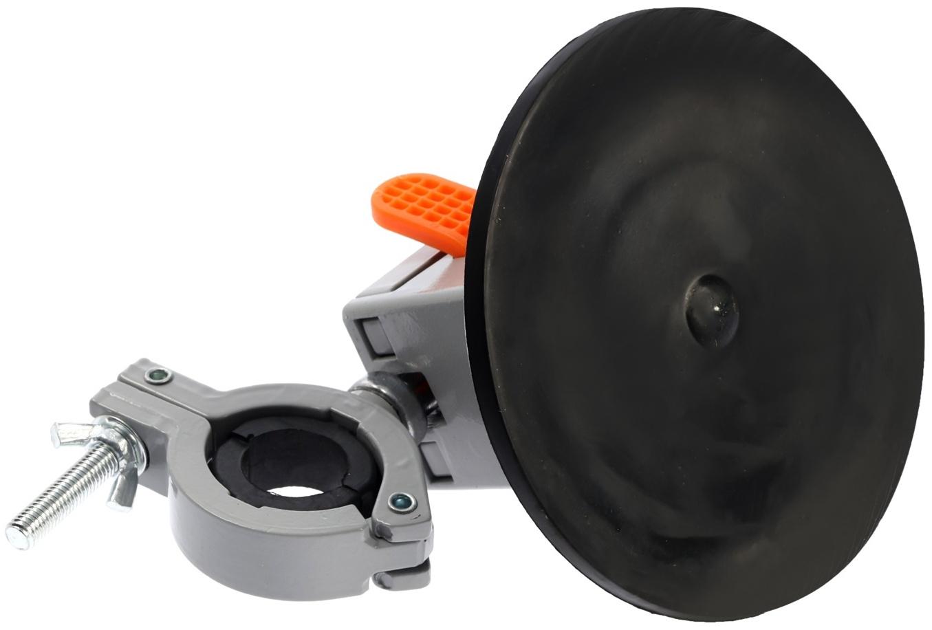 Стойка для дрели ТУНДРА, крепление на присоске, поворотная на 360°, d=60 мм, высота 185 мм