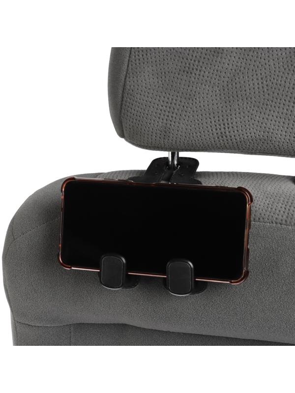 Крючок на подголовник двойной, черный