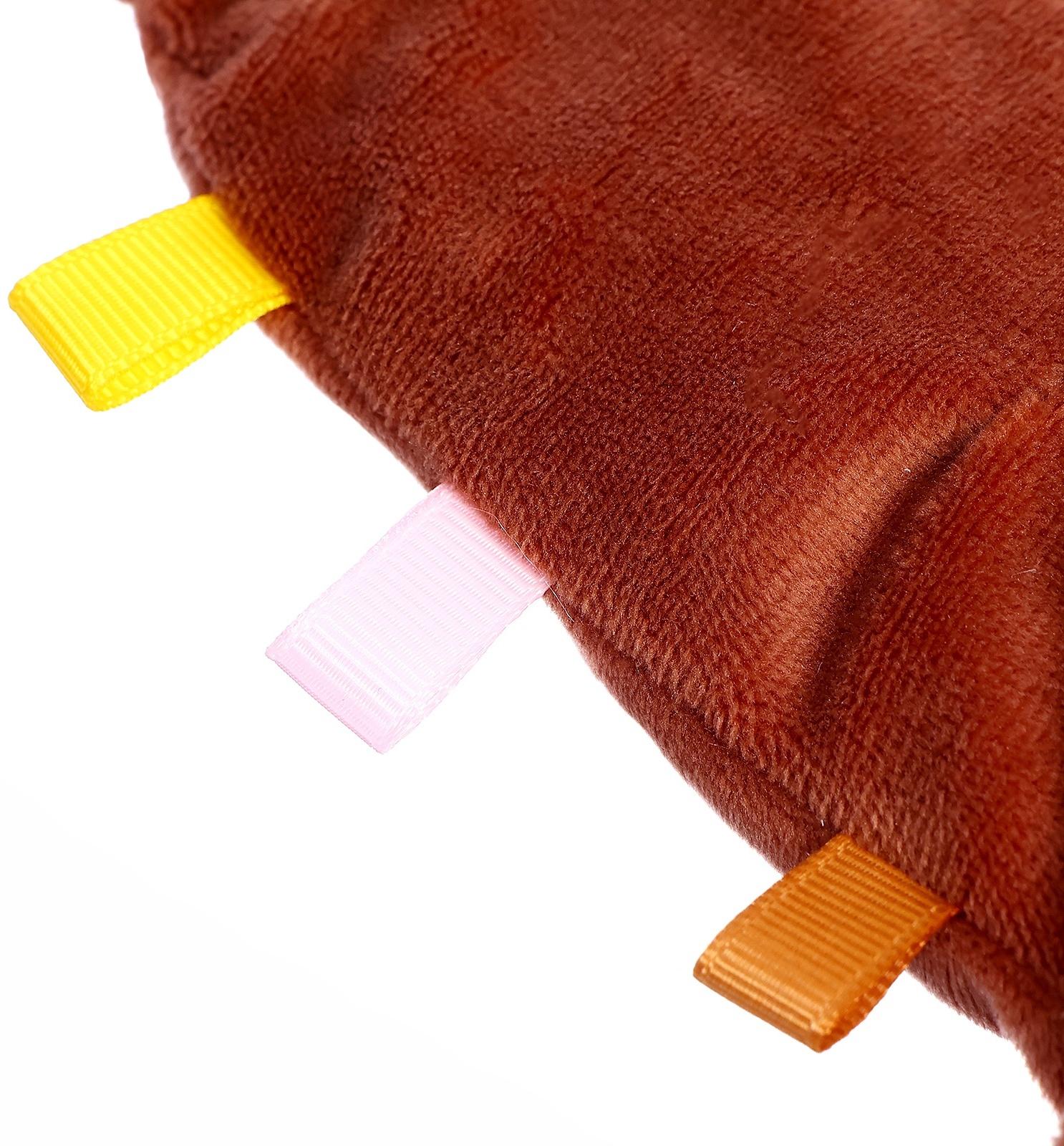 Подвеска с прорезывателем «Мишка», шуршит, коричневый