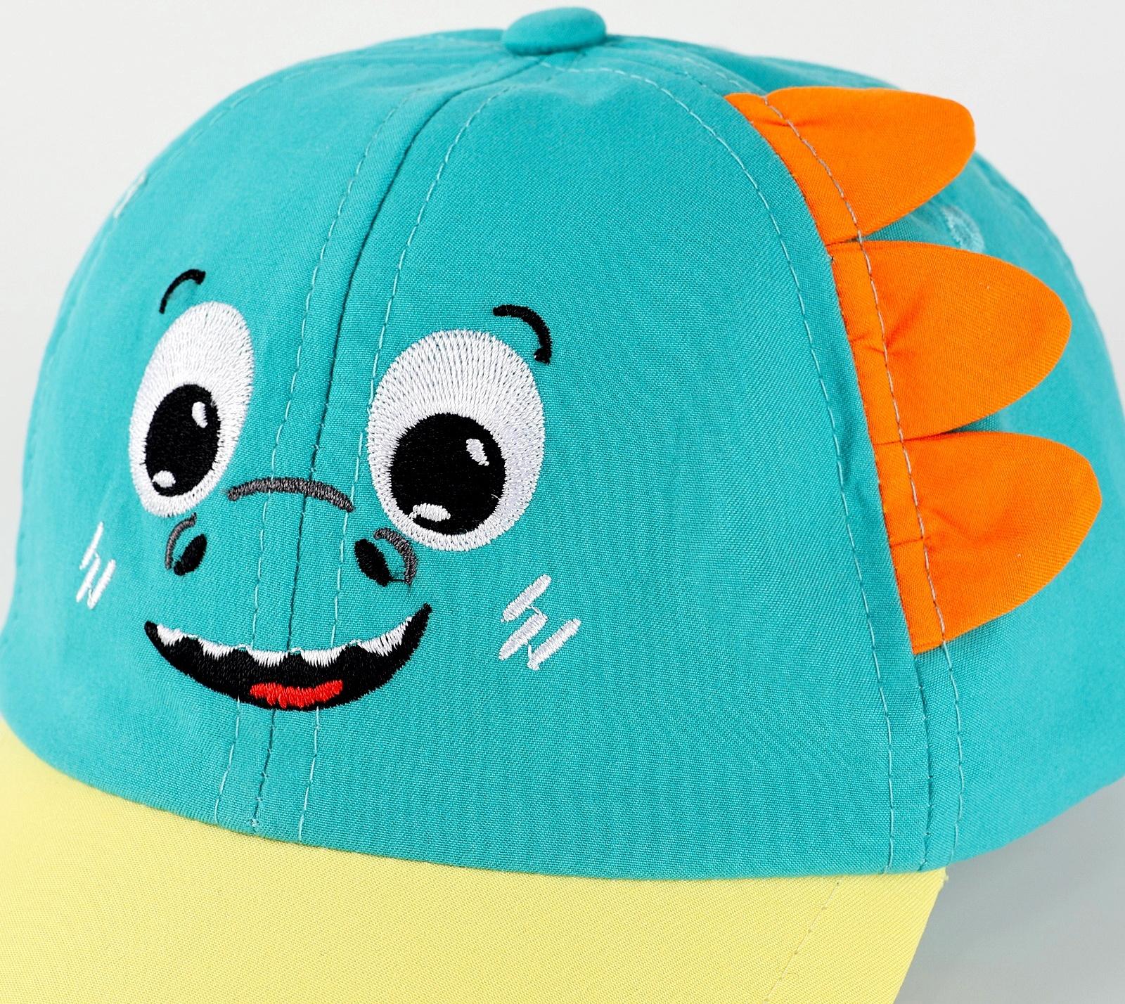 Кепка детская для мальчика «Динозаврик», р-р. 48-50