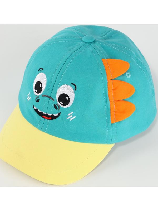 Кепка детская для мальчика «Динозаврик», р-р. 48-50