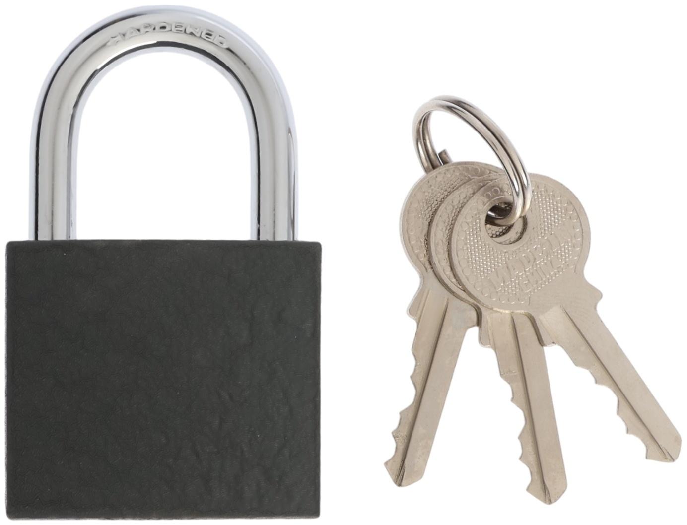 Замок навесной ТУНДРА OneKey001, 38 мм, с одной секретностью, 3 ключа