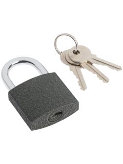 Замок навесной ТУНДРА OneKey001, 38 мм, с одной секретностью, 3 ключа