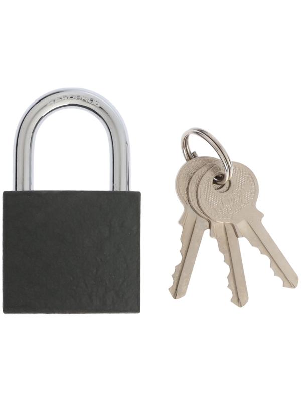 Замок навесной ТУНДРА OneKey001, 38 мм, с одной секретностью, 3 ключа