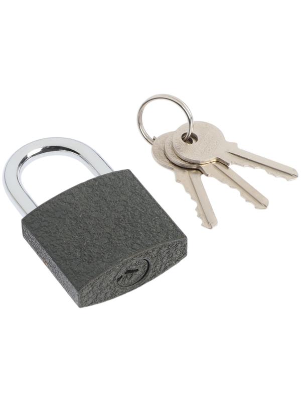 Замок навесной ТУНДРА OneKey001, 38 мм, с одной секретностью, 3 ключа