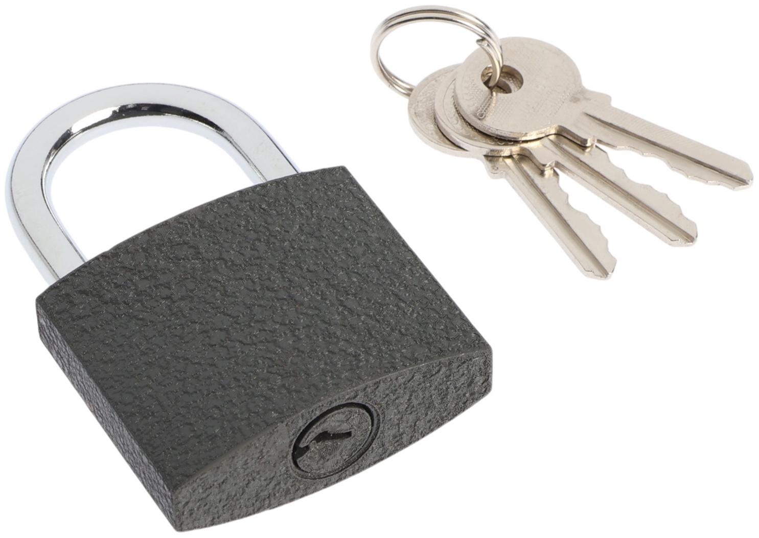 Замок навесной ТУНДРА OneKey001, 50 мм, с одной секретностью, 3 ключа