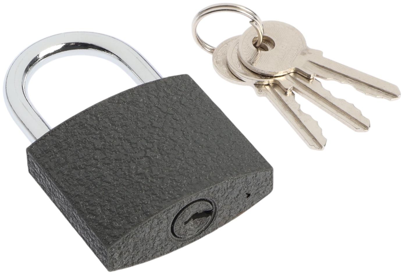 Замок навесной ТУНДРА OneKey001, 50 мм, с одной секретностью, 3 ключа