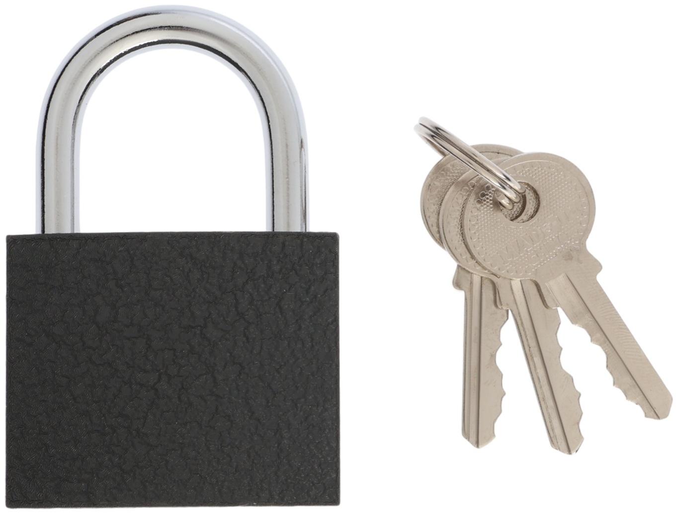 Замок навесной ТУНДРА OneKey001, 50 мм, с одной секретностью, 3 ключа