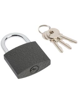 Замок навесной ТУНДРА OneKey001, 50 мм, с одной секретностью, 3 ключа
