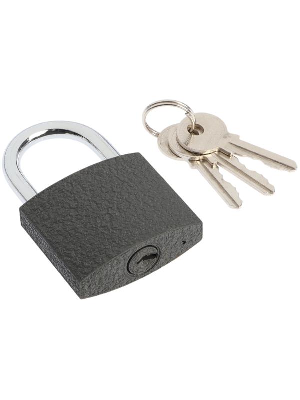 Замок навесной ТУНДРА OneKey001, 50 мм, с одной секретностью, 3 ключа