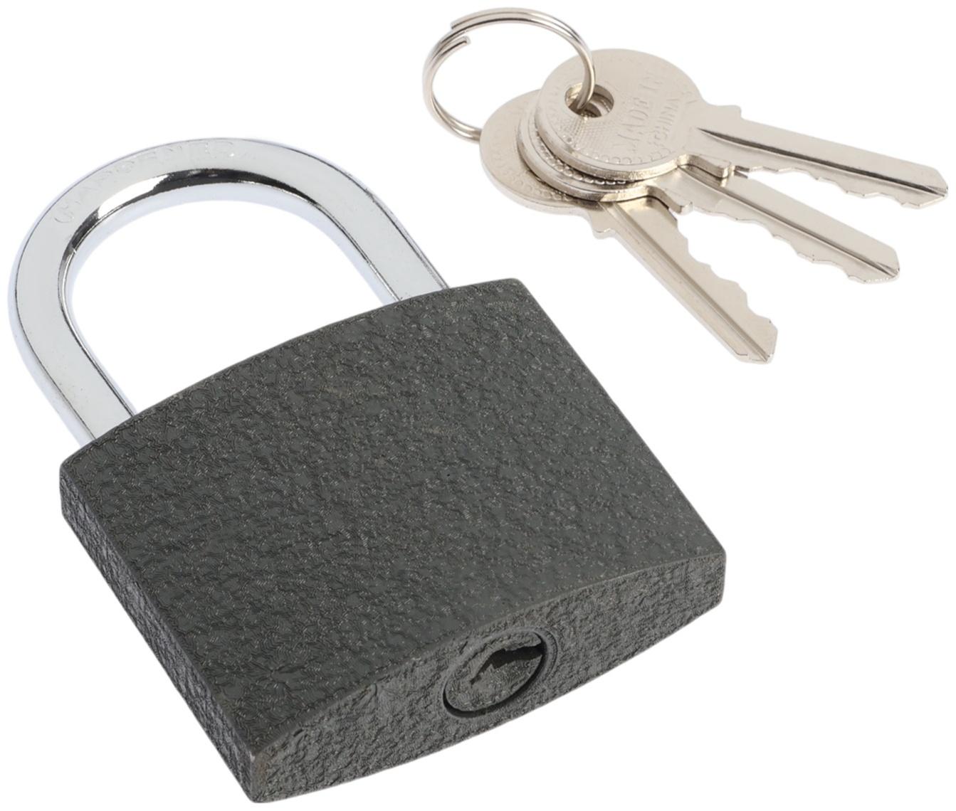 Замок навесной ТУНДРА OneKey001, 63 мм, с одной секретностью, 3 ключа