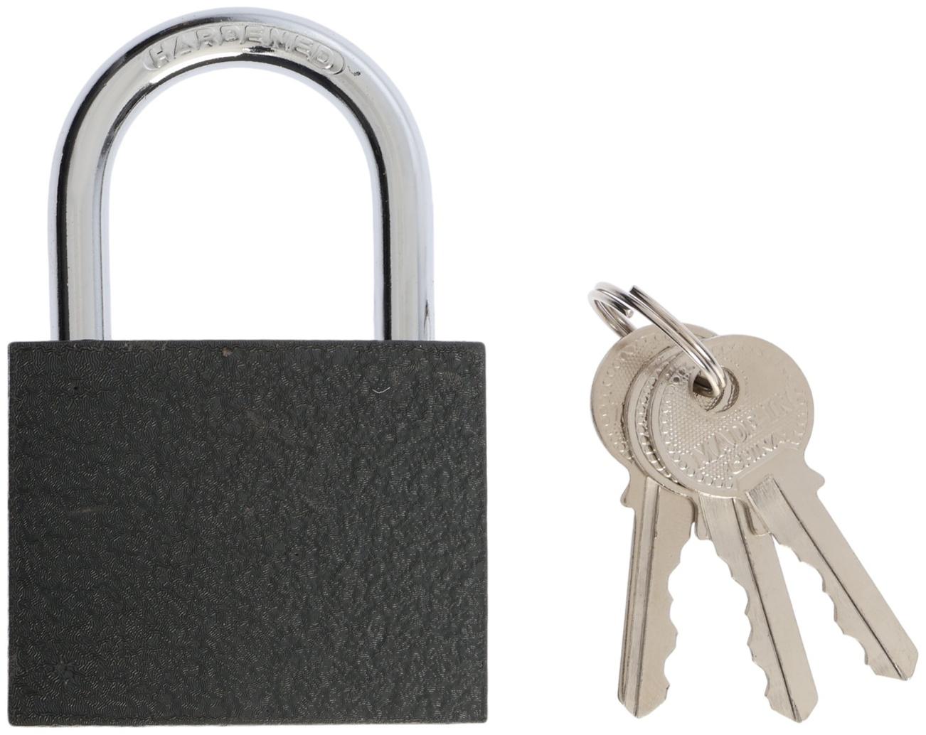 Замок навесной ТУНДРА OneKey001, 63 мм, с одной секретностью, 3 ключа