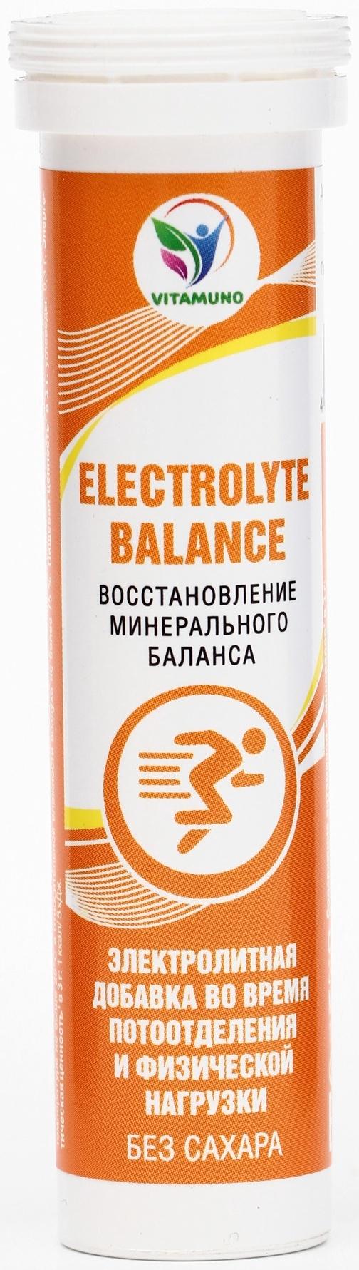 Напиток Electrolyte Balance Vitamuno, 10 шипучих таблеток