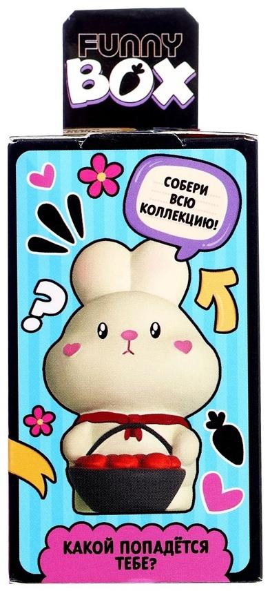 Игрушка - сюрприз Funny box «Зайки»: детский брелок, наклейки
