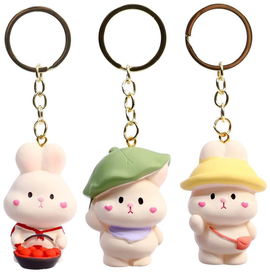 Игрушка - сюрприз Funny box «Зайки»: детский брелок, наклейки