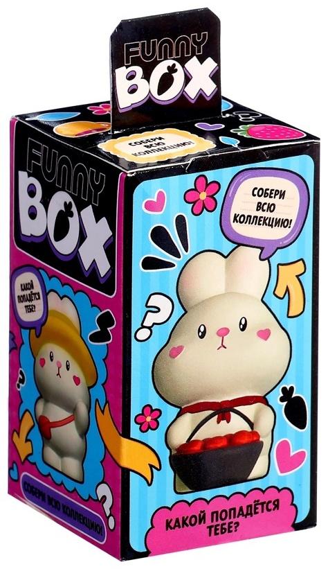 Игрушка - сюрприз Funny box «Зайки»: детский брелок, наклейки