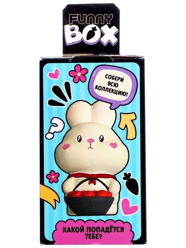 Игрушка - сюрприз Funny box «Зайки»: детский брелок, наклейки