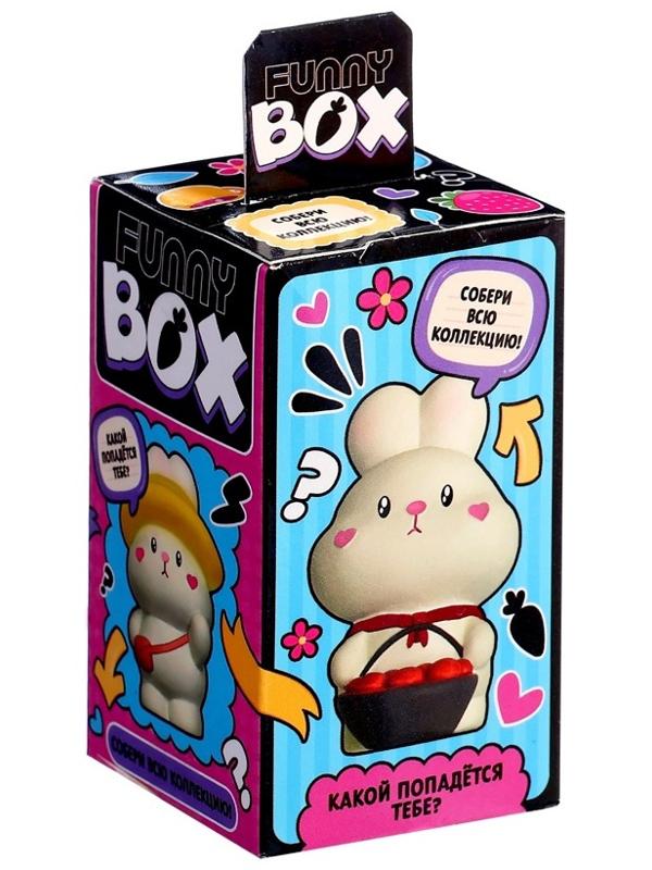 Игрушка - сюрприз Funny box «Зайки»: детский брелок, наклейки