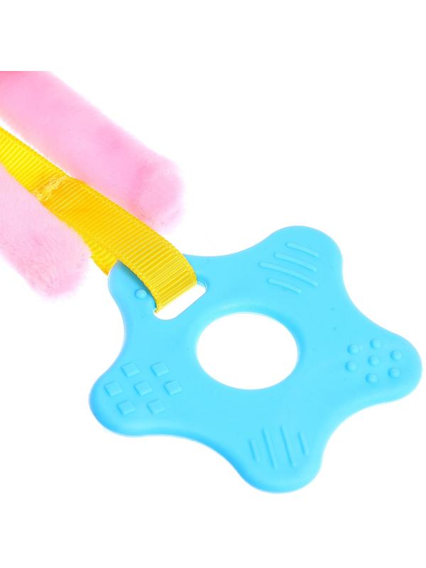 Мягкая книжка - подвеска с прорезывателем «Слоник»