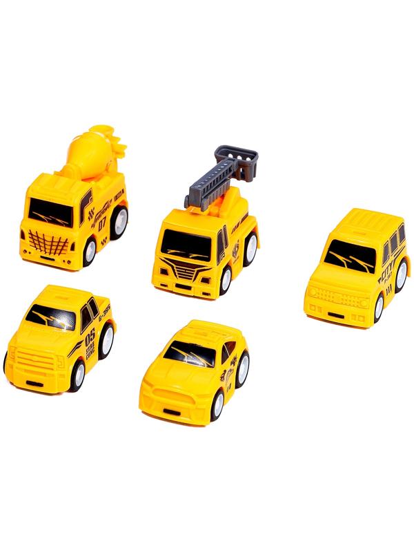 Набор детских машинок «Стройка», 5 шт., аксессуары