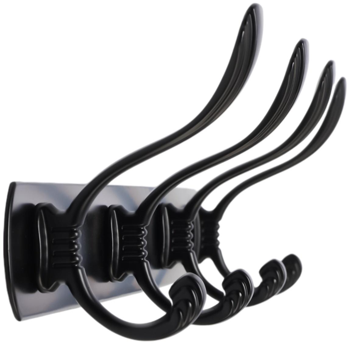 Вешалка CAPPIO CVP014, металлическая, четырехрожковая, цвет черный