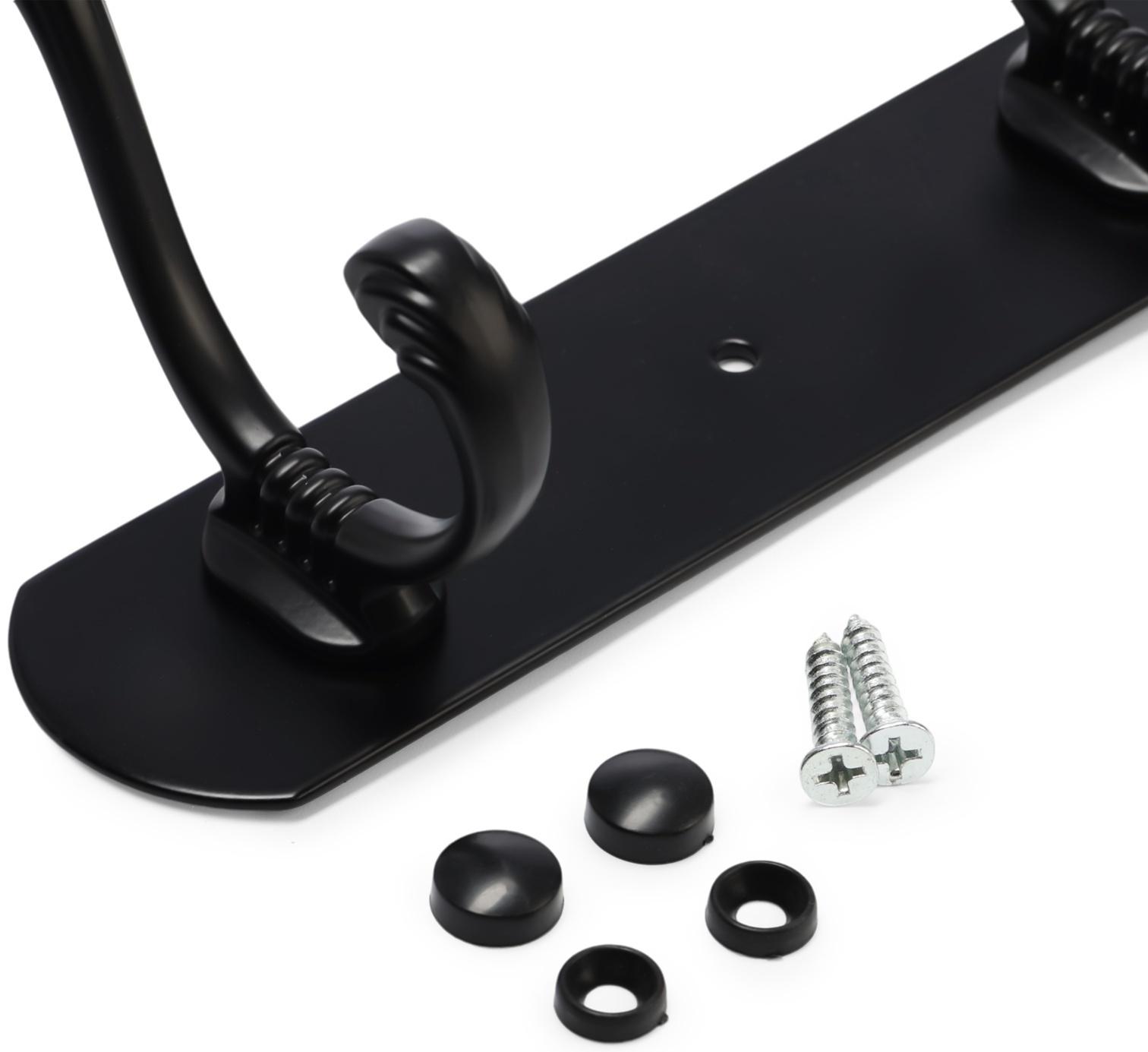 Вешалка CAPPIO CVP014, металлическая, четырехрожковая, цвет черный