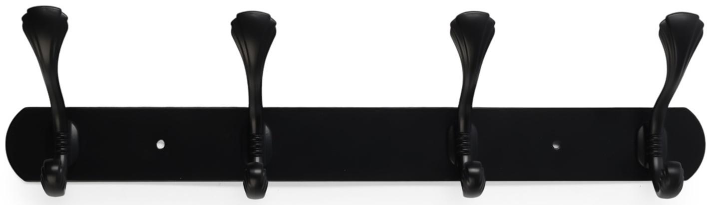 Вешалка CAPPIO CVP014, металлическая, четырехрожковая, цвет черный