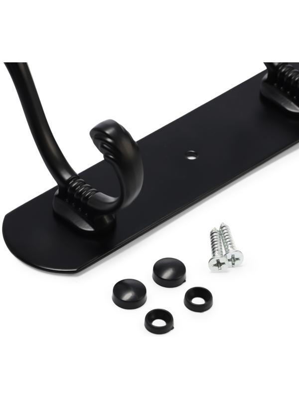 Вешалка CAPPIO CVP014, металлическая, четырехрожковая, цвет черный