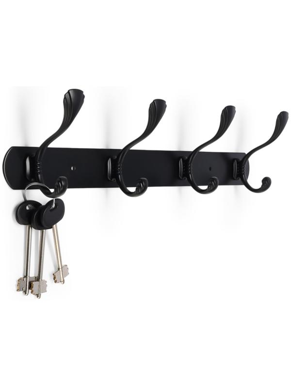 Вешалка CAPPIO CVP014, металлическая, четырехрожковая, цвет черный