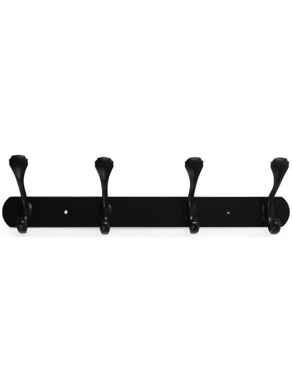 Вешалка CAPPIO CVP014, металлическая, четырехрожковая, цвет черный