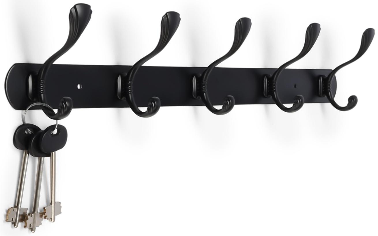 Вешалка CAPPIO CVP014, металлическая, пятирожковая, цвет черный