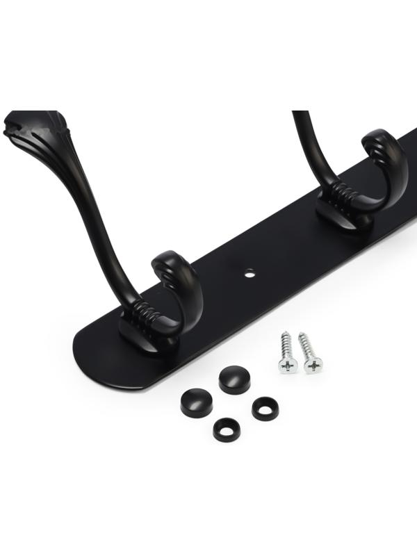 Вешалка CAPPIO CVP014, металлическая, пятирожковая, цвет черный