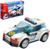 Конструктор блочный для мальчиков Полиция «Патрульная машинка», 123 детали