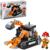 Конструктор блочный для мальчиков Строители «Экскаватор», 176 деталей