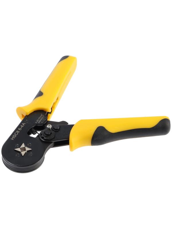 Пресс-клещи ТУНДРА, для опрессовки втулочных наконечников 0.25 - 10 мм2, 4-гран. обжим