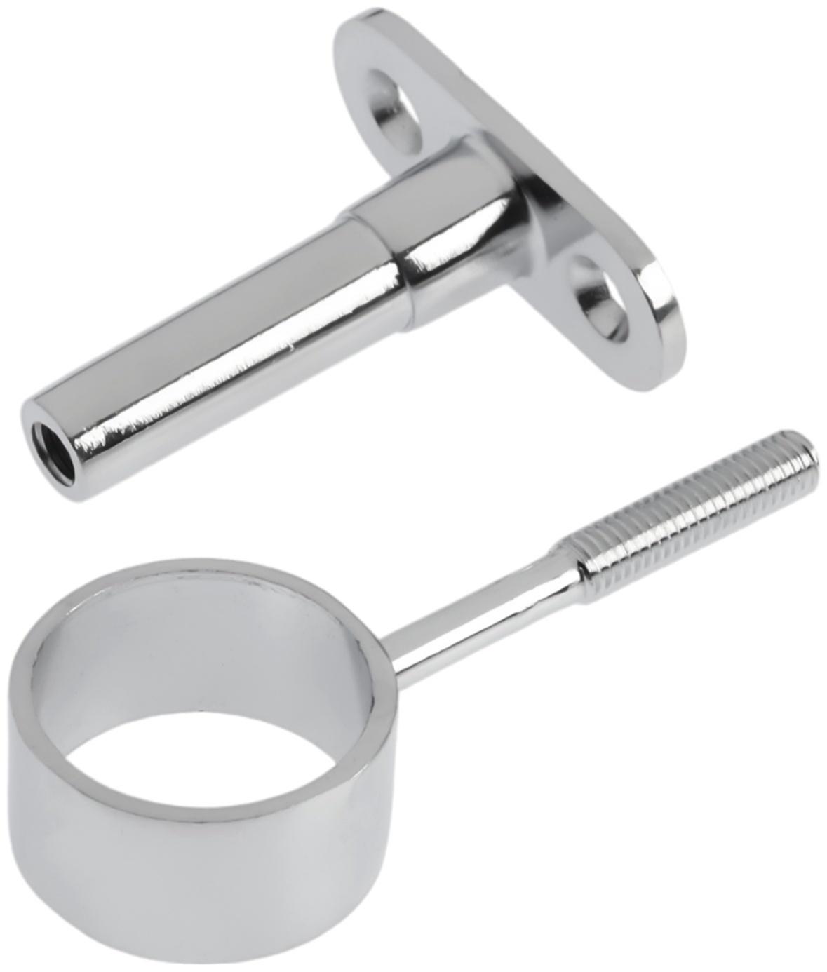 Держатель дистанционный ТУНДРА регулируемый сквозной, d=25 мм