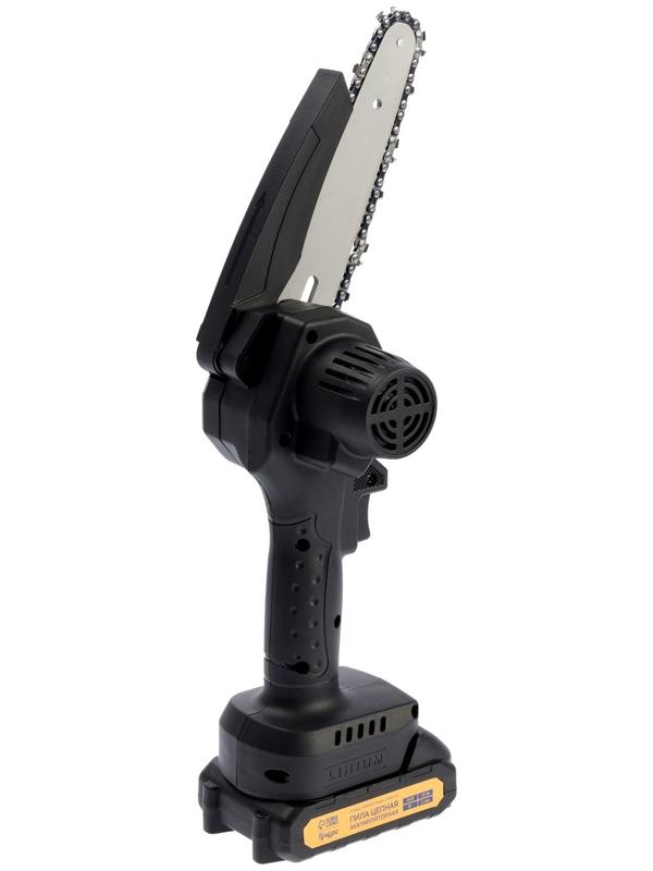 Пила цепная аккумуляторная ТУНДРА, 24 В, 1.5 Ач, Li-ion, 6