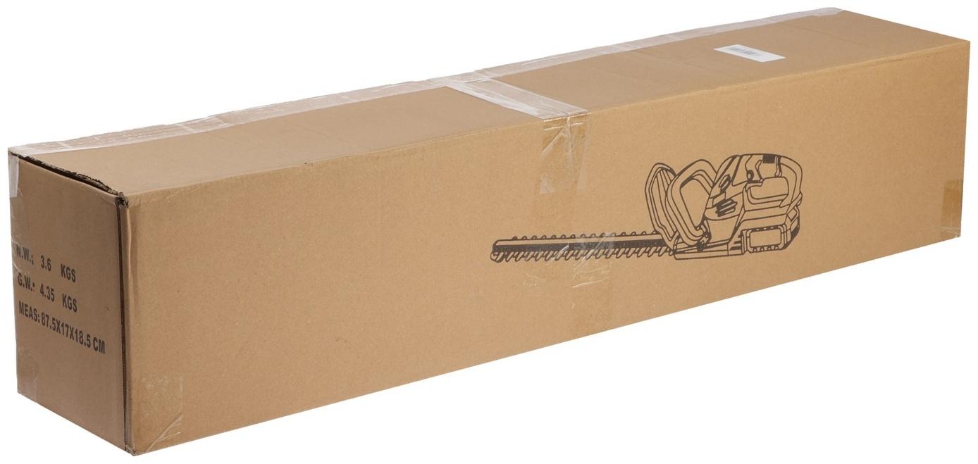 Кусторез аккумуляторный ТУНДРА, 21 В, 3 Ач, Li-ion, длина лезвия 500 мм, ширина 68 мм