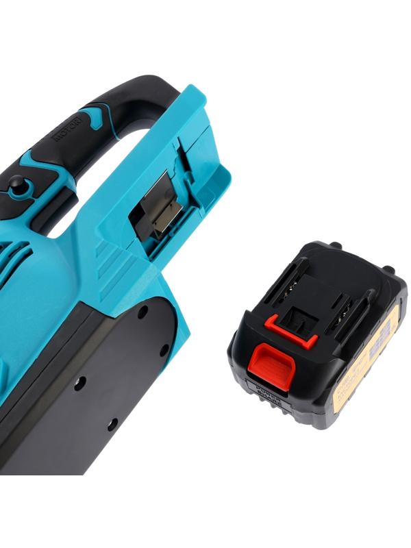 Кусторез аккумуляторный ТУНДРА, 21 В, 3 Ач, Li-ion, длина лезвия 500 мм, ширина 68 мм