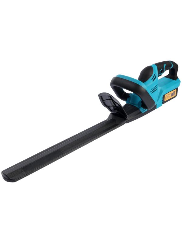 Кусторез аккумуляторный ТУНДРА, 21 В, 3 Ач, Li-ion, длина лезвия 500 мм, ширина 68 мм