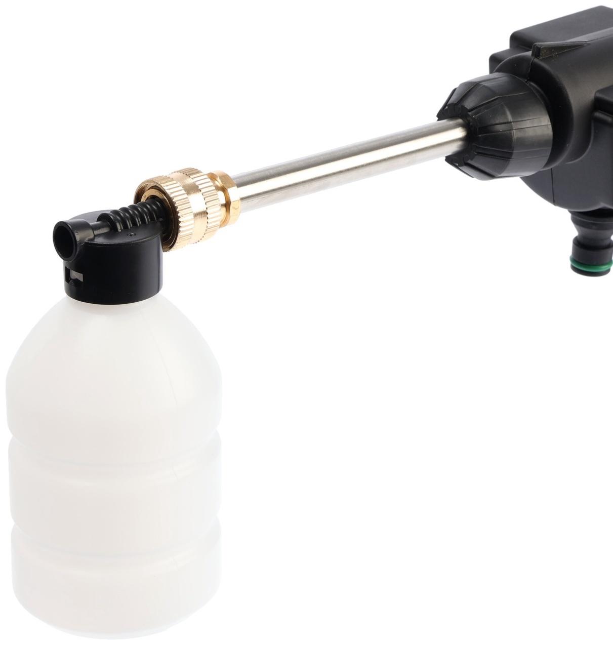 Мойка высокого давления аккумуляторная ТУНДРА, Li-ion 20 В, 2 Ач, 28 бар, шланг 3 м